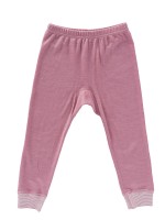 Pantaloni comozi, roz, din lână și mătase (mărimi mari)